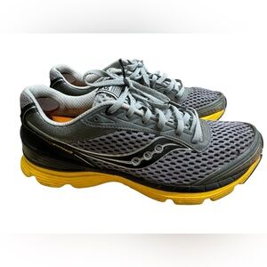 Saucony Shadow Genesis Gray Yellow Men’s 10.5 High End Running Shoes